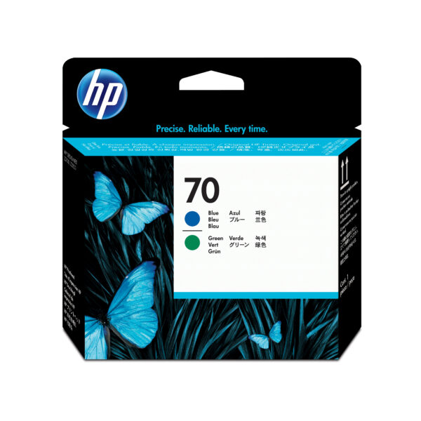 Cabezal impresion hp 70 c9408a azul y verde z2100 -  z3100 -  z3200 - Imagen 2