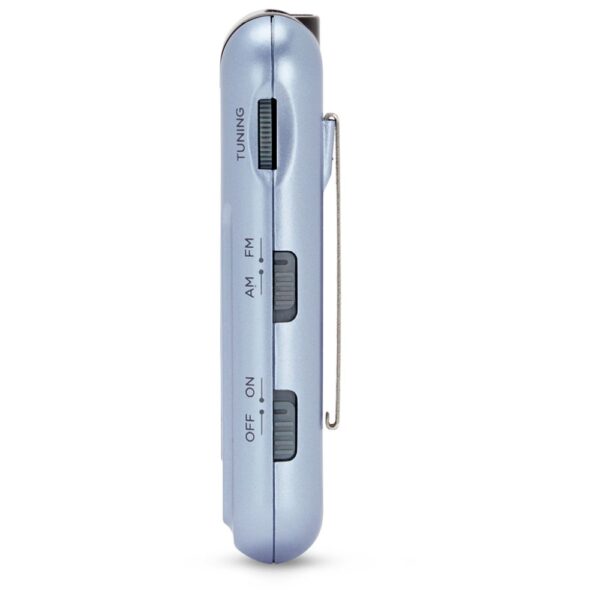 Radio de bolsillo aiwa mini pocket radio am - fm r - 22 plata - Imagen 3