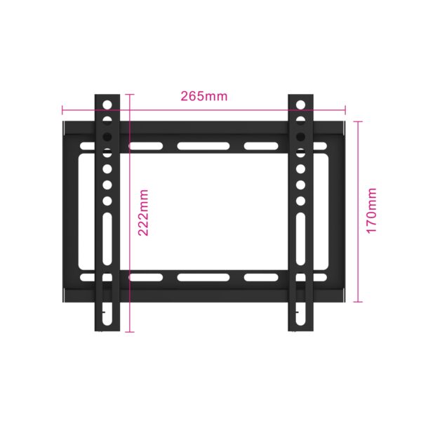 Soporte de pared ewent ew1501 para tv de 23 pulgadas - 42 pulgadas carga maxima 35kg - Imagen 3
