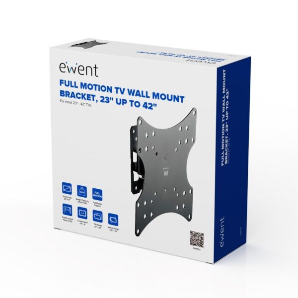 Soporte de pared ewent ew1520 para tv de 23 pulgadas - 42 pulgadas carga maxima 20kg - Imagen 2