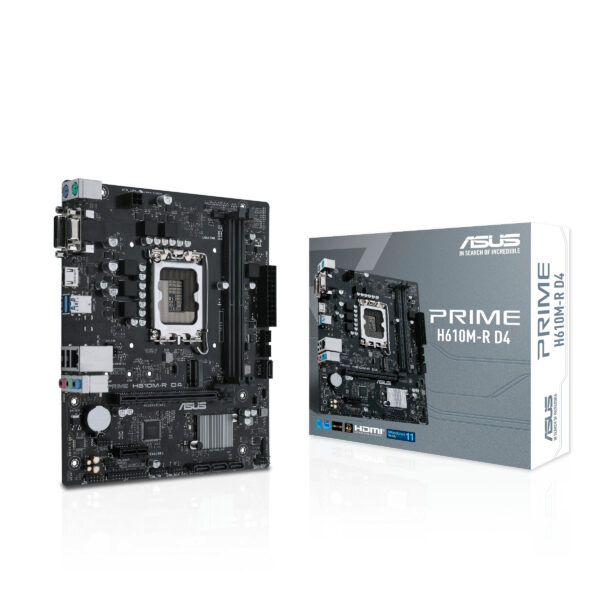 Placa base asus intel prime h610m - r d4 m - atx -  2x ddr4 -  4x sata3 -  2x usb 3.2 -  2x usb 2.0 90mb1b40 - m0ecy0 - Imagen 2