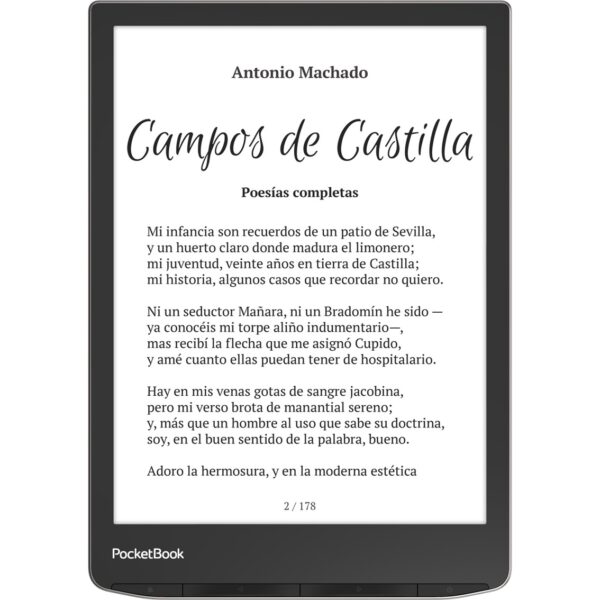 Ebook pocketbook inkpad 4 7.8 pulgadas 32gb stardust silver - Imagen 2
