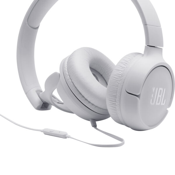 Auriculares jbl tune 500 -  microfono -  jack 3.5mm -  blanco - Imagen 2