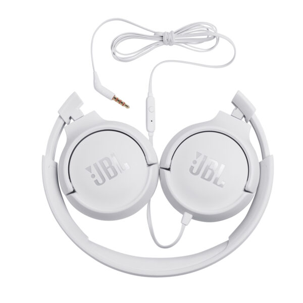 Auriculares jbl tune 500 -  microfono -  jack 3.5mm -  blanco - Imagen 3