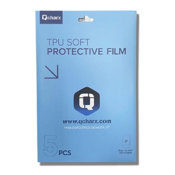 Laminas de proteccion frontales qcharx qx1max para tablet - portatil 18 pulgadas 5 unidades - Imagen 2