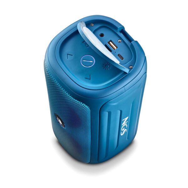 Altavoz bluetooth ngs roller beast - 32w - azul celeste - Imagen 2