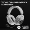Auriculares gaming logitech g pro x 2 inalámbricos con lightspeed blancos - Imagen 2