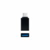 Adaptador usb tipo a a usb tipo c nanocable negro - hembra -  macho