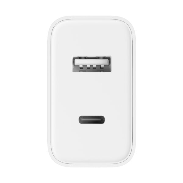 Cargador de pared xiaomi mi dual usb tipo a - usb tipo c - 33w - blanco - Imagen 3