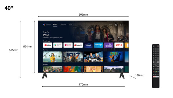 Tv tcl 40 pulgadas led fhd -  40s5400a -  android tv - Imagen 2