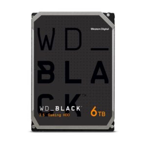 Disco duro interno hdd wd western digital black wd6004fzwx 6tb 3.5 pulgadas sata 7200rpm