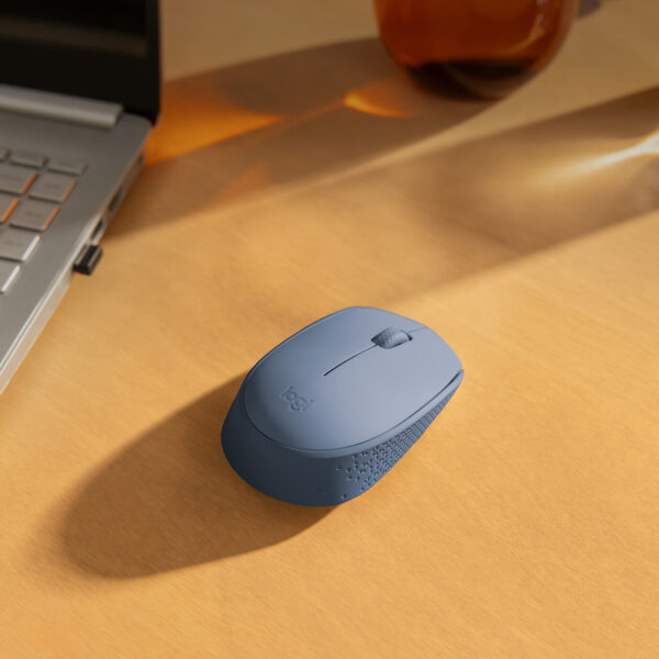 Mouse raton logitech m171 optico wireless inalambrico gris azulado - Imagen 2