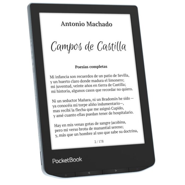 Libro electronico ebook pocketbook verse 6 pulgadas 8gb azul brillante - bright blue - Imagen 2
