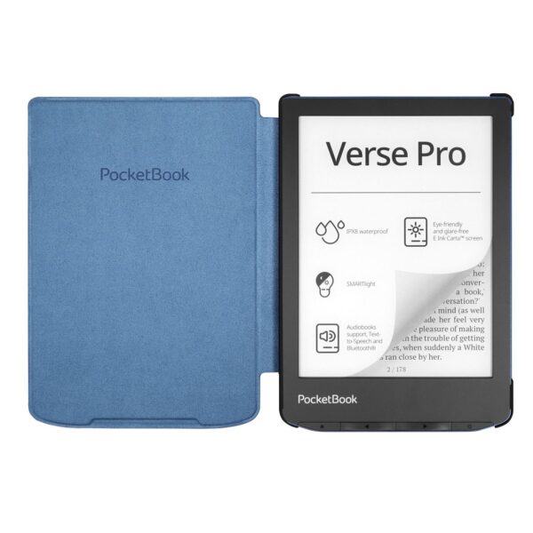 Pocketbook funda shell series verse + verse pro - azul - Imagen 3