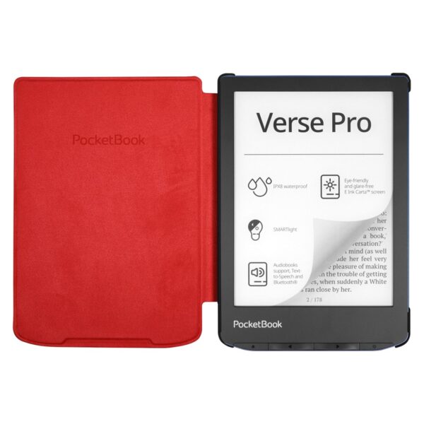 Pocketbook funda shell series verse + verse pro - rojo - Imagen 3
