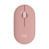 Raton inalambrico pebble mouse 2 m350s rosa bluetooth