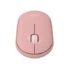 Raton inalambrico pebble mouse 2 m350s rosa bluetooth - Imagen 3
