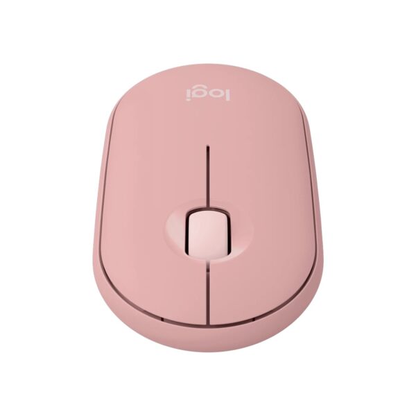 Raton inalambrico pebble mouse 2 m350s rosa bluetooth - Imagen 3