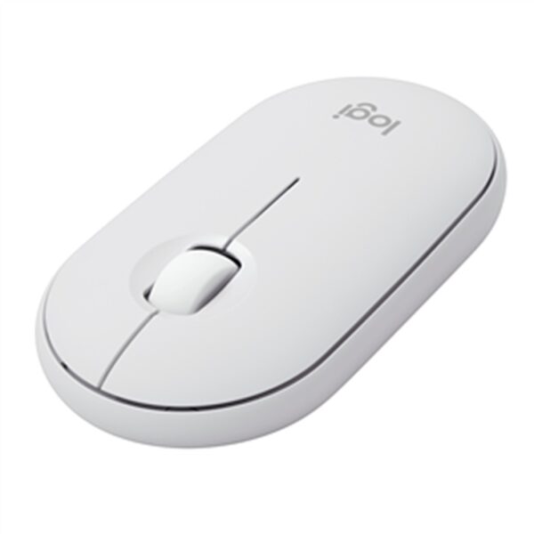 Raton inalambrico pebble mouse 2 m350s blanco bluetooth - Imagen 3