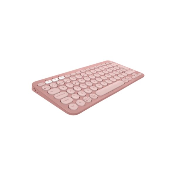 Teclado logitech pebble keys 2 k380s inalambrico rosa - Imagen 2