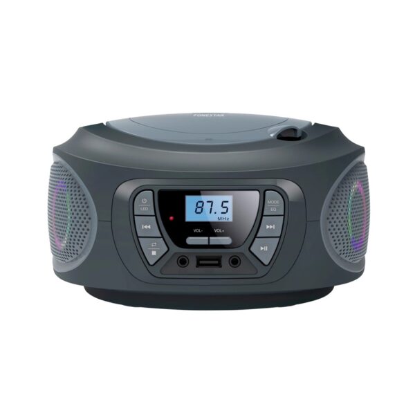 Radio cd fonestar boom - one - g usb gris - Imagen 3