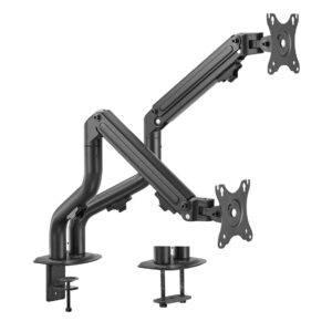 Soporte de escritorio ewent ew1534 para 2 monitores hasta 34 pulgadas carga maxima 18kg