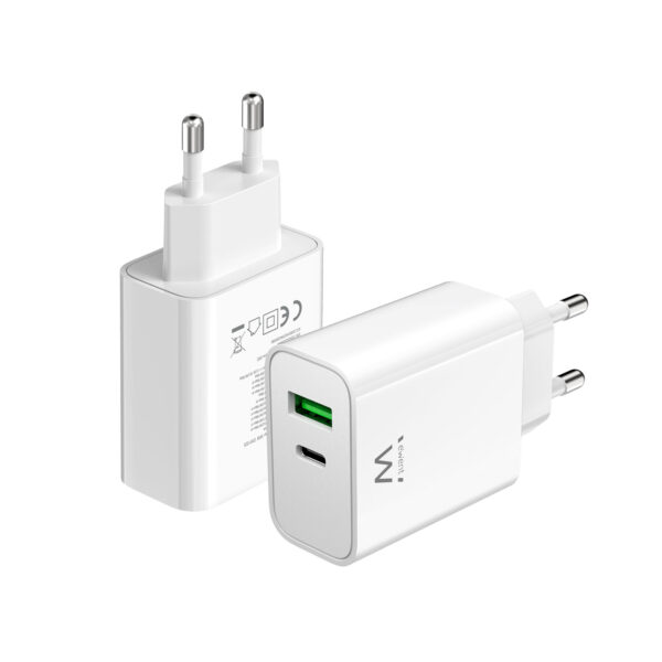 Cargador ewent ew1325 30w usb tipo a - usb tipo c - Imagen 2