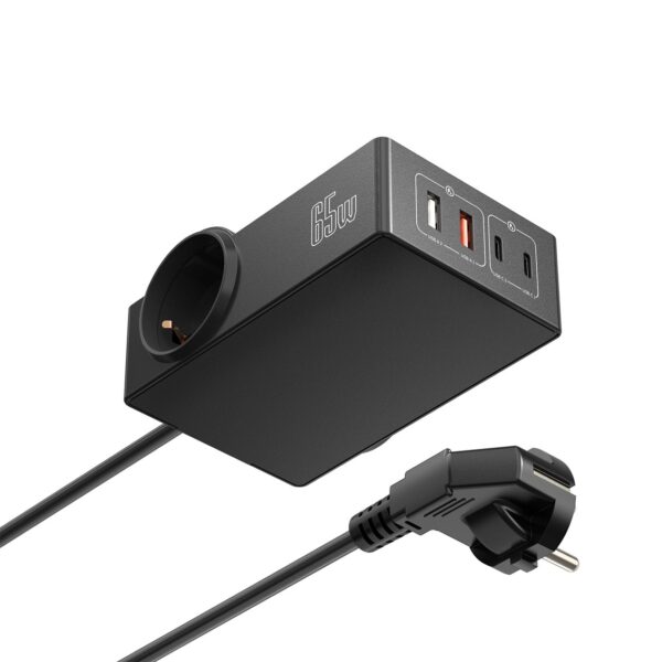 Cargador ewent ew3992 65w 2 x usb tipo a - 2 x usb tipo c - Imagen 2