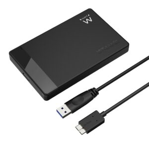 Carcasa disco duro ewent ew7049 2.5 pulgadas usb tipo b negra
