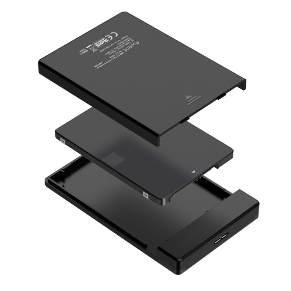 Carcasa disco duro ewent ew7049 2.5 pulgadas usb tipo b negra - Imagen 2