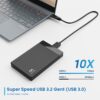 Carcasa disco duro ewent ew7049 2.5 pulgadas usb tipo b negra - Imagen 3