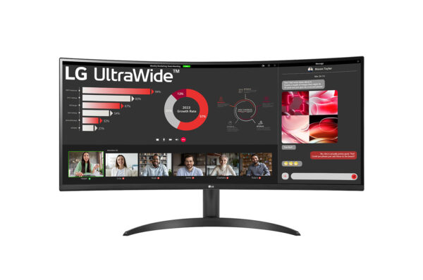 Monitor led lg 34wr50qc - b 34 pulgadas 3440 x 1440 5ms hdmi displayport gaming