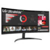 Monitor led lg 34wr50qc - b 34 pulgadas 3440 x 1440 5ms hdmi displayport gaming - Imagen 3