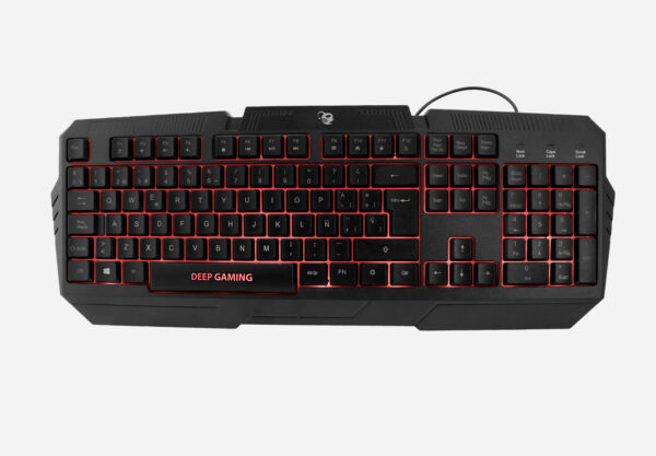Kit teclado + raton + auriculares + alfombrilla gaming coolbox x - wing 2 - Imagen 2