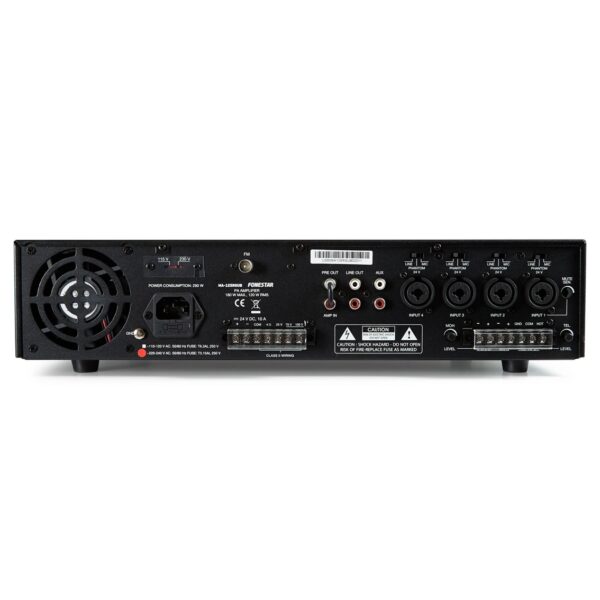 Amplificador megafonia monozona fonestar ma - 125rgub - Imagen 2