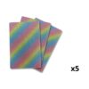 Lamina trasera de personalizacion glitter qcharx pack 5 unidades multicolor - Imagen 2