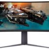 Monitor led ips curvo lg 49gr85dc 49 pulgadas 1ms 5120 x 1440 hdmi displayport reg. altura