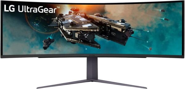 Monitor led ips curvo lg 49gr85dc 49 pulgadas 1ms 5120 x 1440 hdmi displayport reg. altura