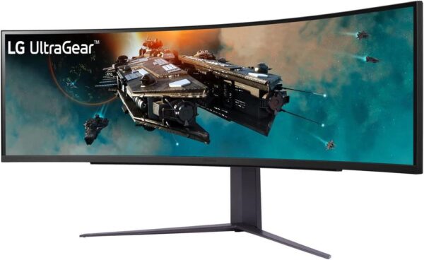 Monitor led ips curvo lg 49gr85dc 49 pulgadas 1ms 5120 x 1440 hdmi displayport reg. altura - Imagen 2