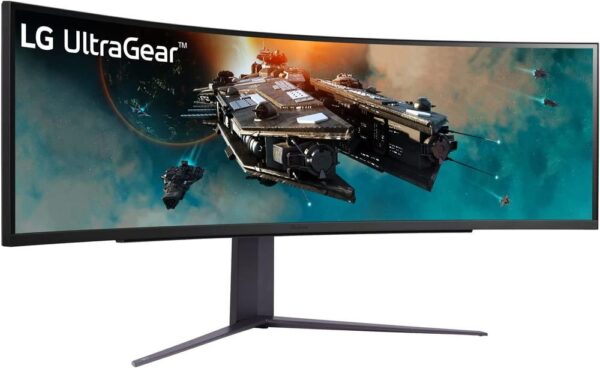 Monitor led ips curvo lg 49gr85dc 49 pulgadas 1ms 5120 x 1440 hdmi displayport reg. altura - Imagen 3