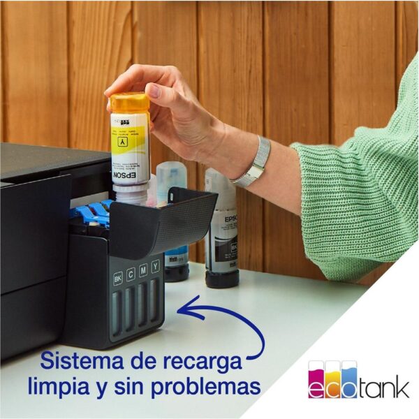 Multifuncion epson inyeccion color ecotank et - 2860 a4 -  33ppm -  usb -  wifi -  wifi direct - Imagen 2