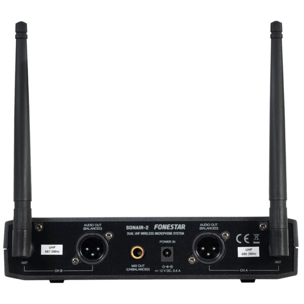 Microfono inalambrico uhf fonestar sonair - 2mp - Imagen 3