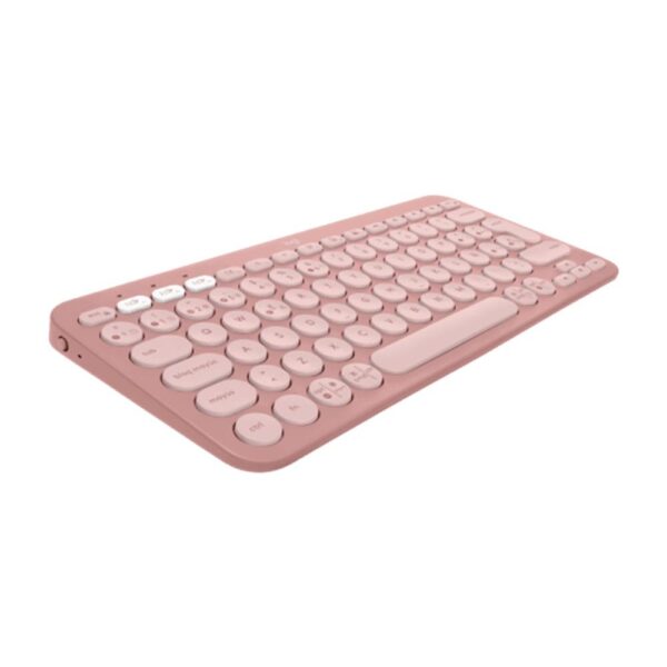 Teclado + mouse logitech pebble 2 combo inalambrico rosa - Imagen 3