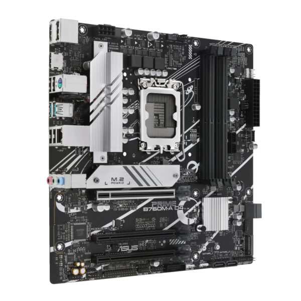 Asus prime b760m - a d4 - csm socket 1700 ddr4 x4 max 128gb 3200mhz hdmi displayport matx - Imagen 2