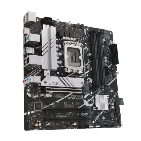 Asus prime b760m - a d4 - csm socket 1700 ddr4 x4 max 128gb 3200mhz hdmi displayport matx - Imagen 3