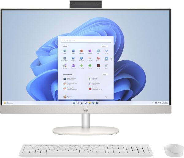 Ordenador all in one hp 27 - cr0029ns 27 pulgadas ryzen 5 - 7520u -  16gb -  ssd512gb -  w11 -  teclado y raton