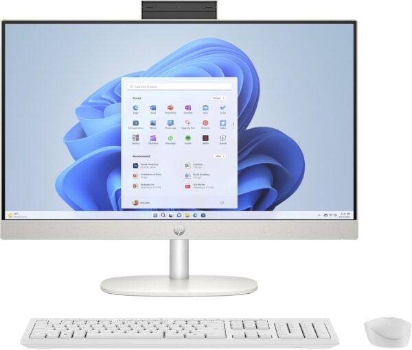 Ordenador all in one hp 24 - cr0042ns 23.8 pulgadas i3 - 1315u -  8gb -  ssd512gb -  w11 -  teclado y raton