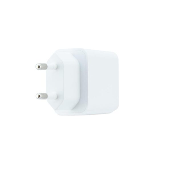 Cargador usb de pared coolbox 30w usb tipo a - usb tipo c - Imagen 3