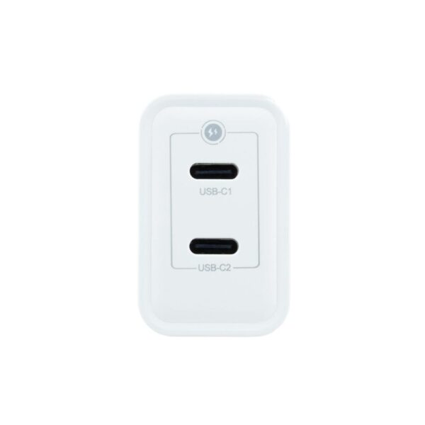 Cargador usb de pared coolbox 35w 2 x usb tipo c - Imagen 2