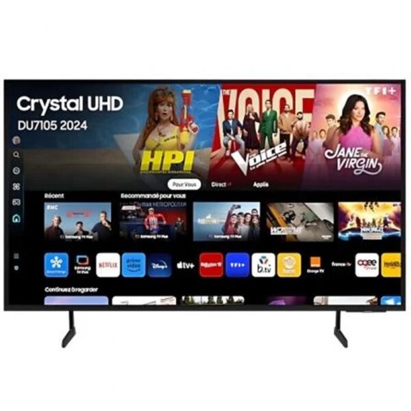 Tv samsung 43 pulgadas led 4k crystal uhd -  tu43du7105 -  smart tv